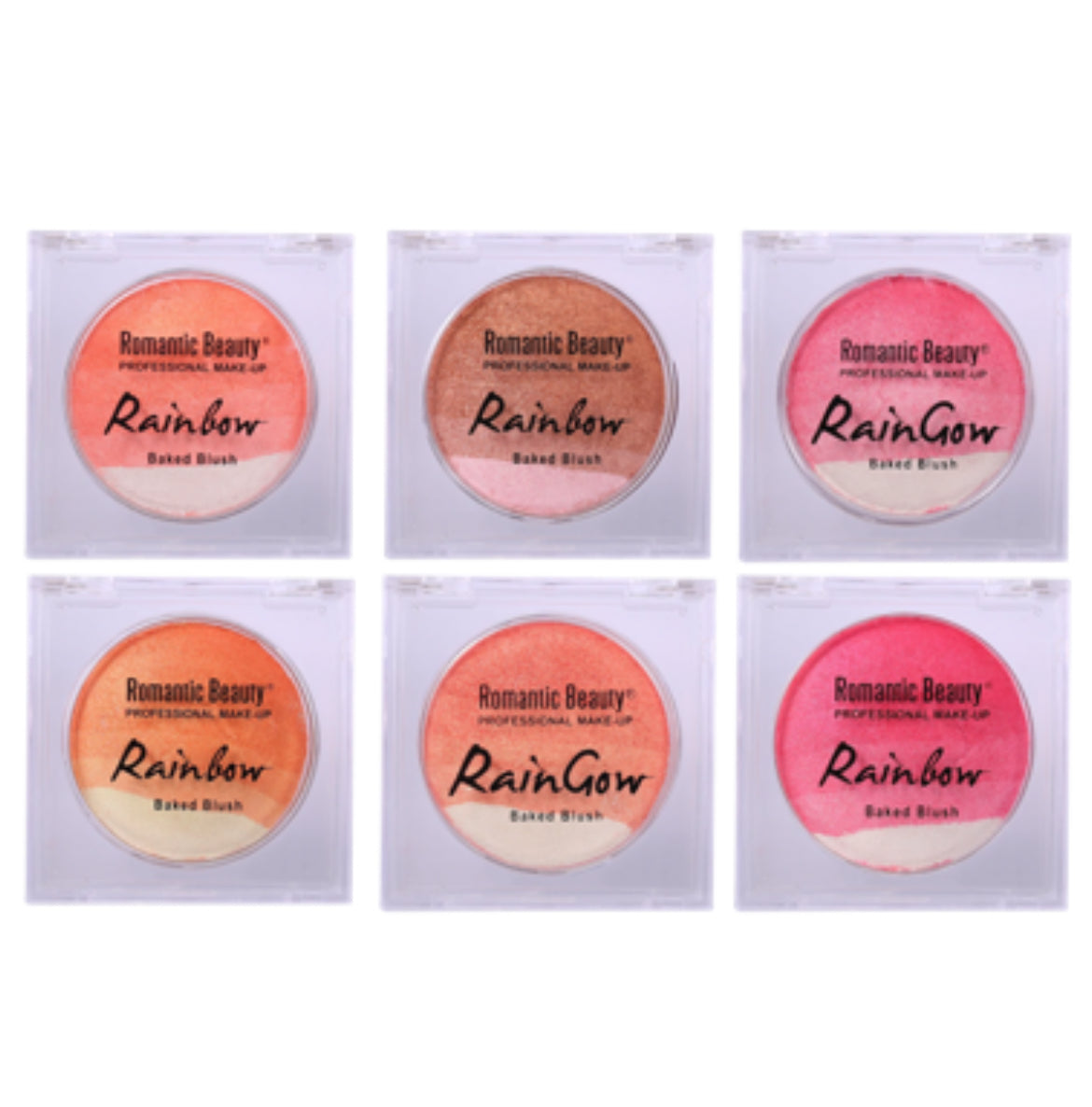 Romantic Beauty Rainbow Baked Blush